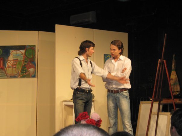 Иван Левин в студенческом спектакле 